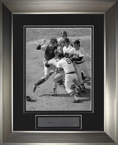 Carlton Fisk Photo Fight Thurman Munson 11x14