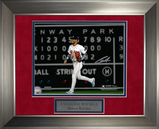 Ceddanne Rafaela Autograph Photo On The Field 11x14