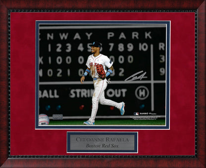 Ceddanne Rafaela Autograph Photo On The Field 11x14