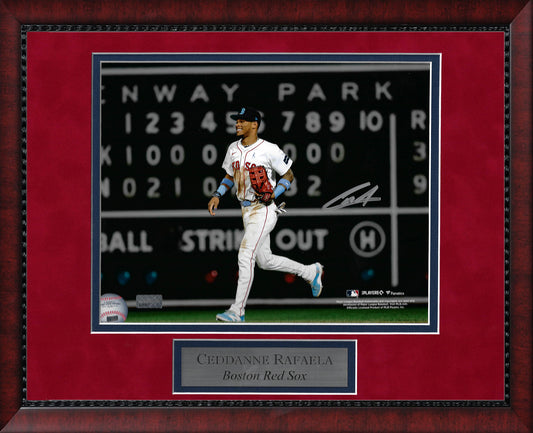Ceddanne Rafaela Autograph Photo On The Field 11x14