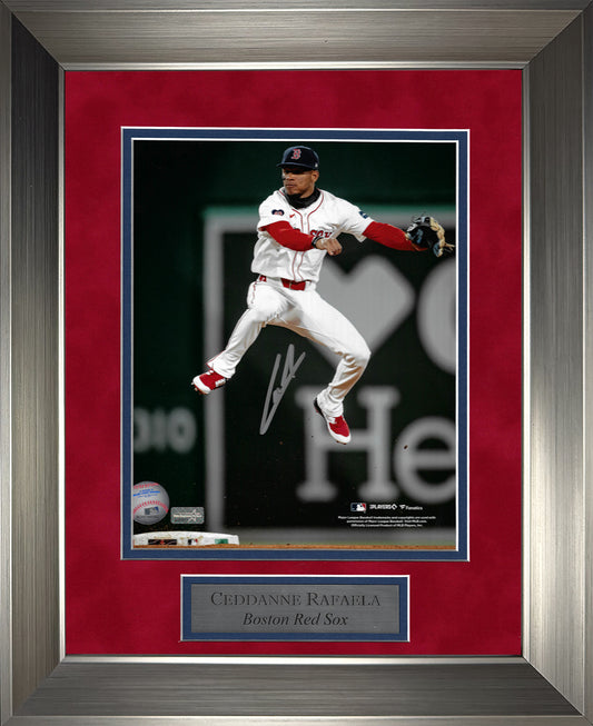 Ceddanne Rafaela Autograph Photo Leap In Air 11x14