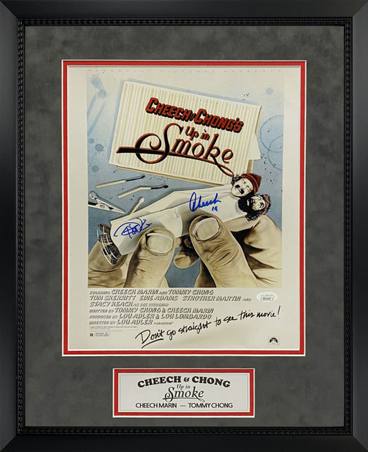 Cheech & Chong Double Autograph Print Up In Smoke Movie Artwork 16x20