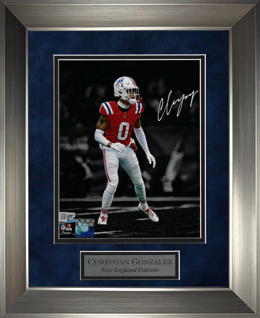 Christian Gonzalez Autograph Photo Throwback Uniform Spotlight 11x14