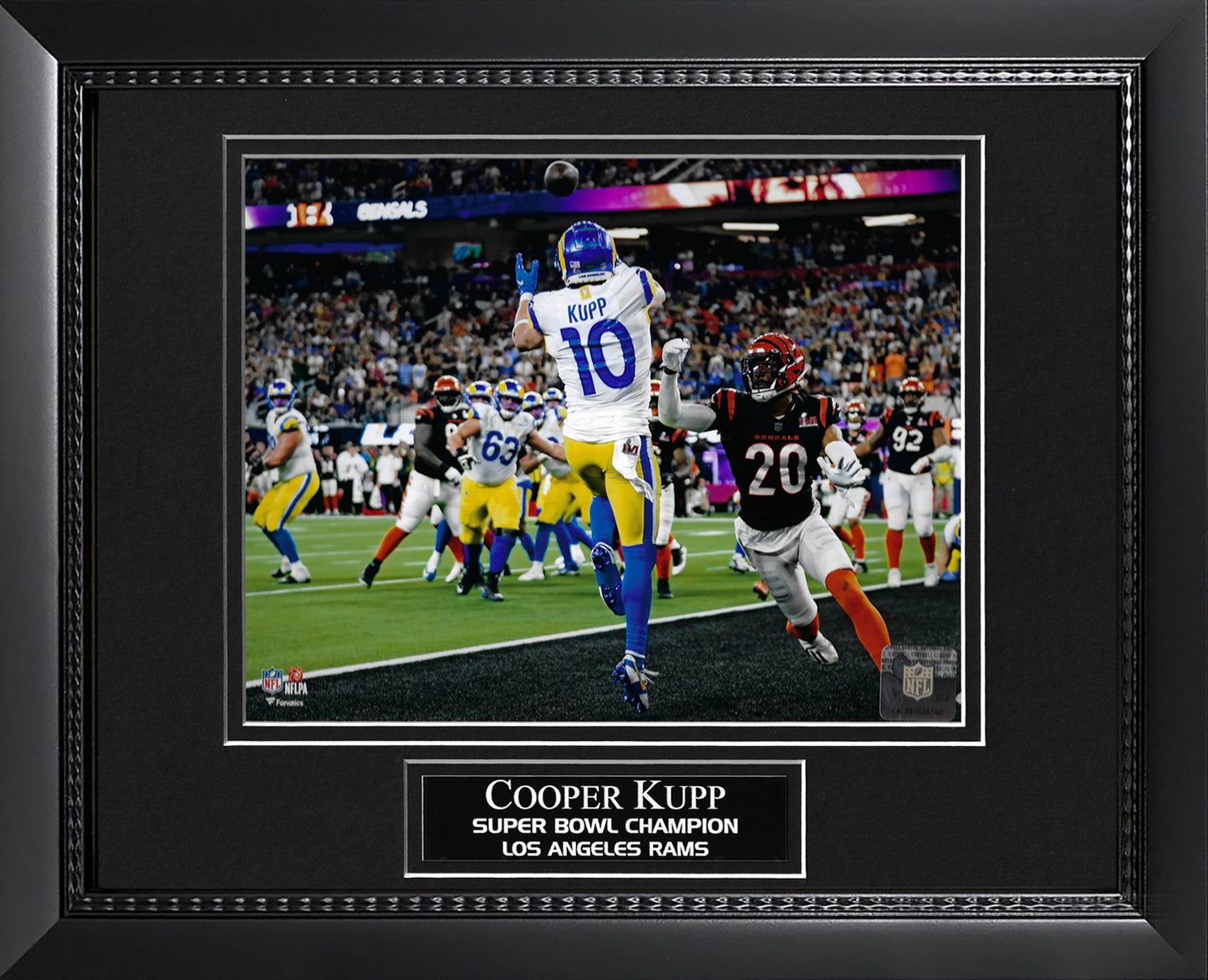 Cooper Kupp Photo Catch Ball 11x14