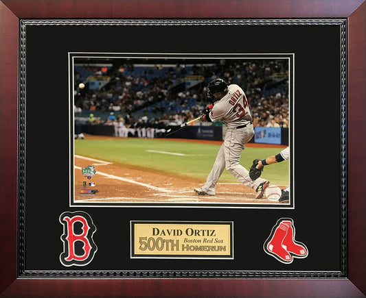 David Ortiz Photo Swing 500th Home Run 16x20