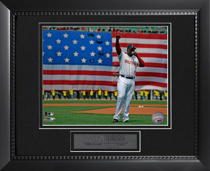 David Ortiz Photo Boston Strong Speech 11x14