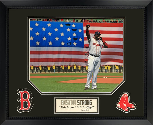 David Ortiz Photo Boston Strong Speech 16x20