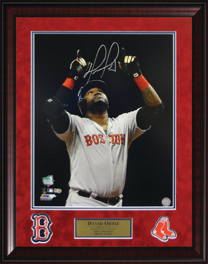 David Ortiz Autograph Photo 500th HR 23x29 MLB Authentication