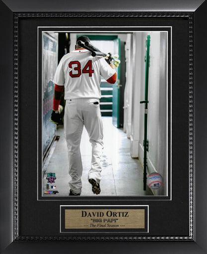 David Ortiz Photo Walk In Tunnel 11x14