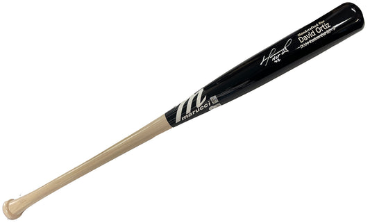 David Ortiz Autograph Bat W/ HOF Inscription