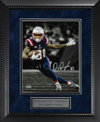 Demario Douglas Autograph Photo Run 11x14