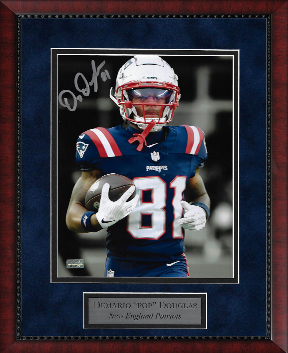 Demario Douglas Autograph Photo Spotlight 11x14