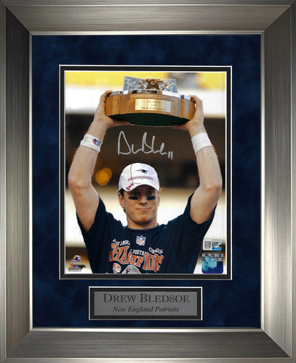 Drew Bledsoe Autograph Photo AFC Champion 11x14