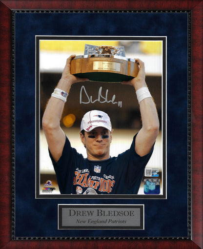 Drew Bledsoe Autograph Photo AFC Champion 11x14