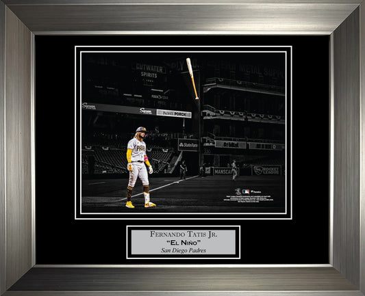 Fernando Tatis Jr Bat Flip Spotlight 11x14