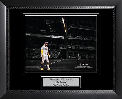 Fernando Tatis Jr Bat Flip Spotlight 11x14