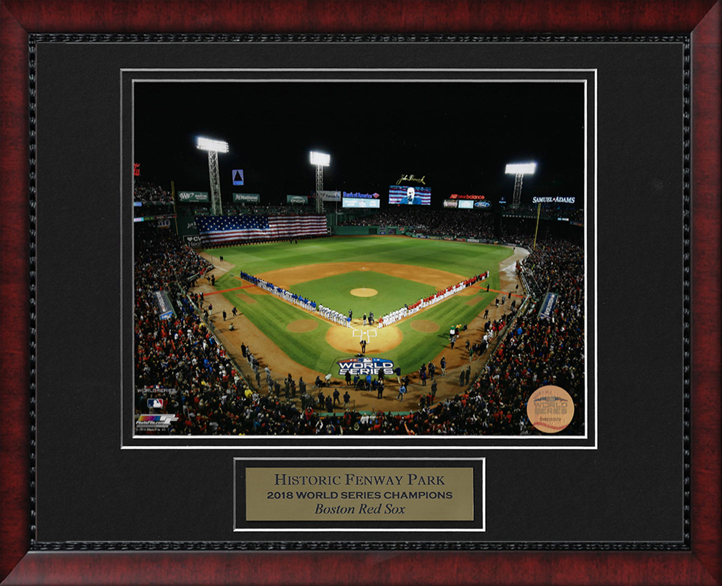 Boston Red Sox Fenway Park Photo 2018 World Series Opening Ceremony 11x14