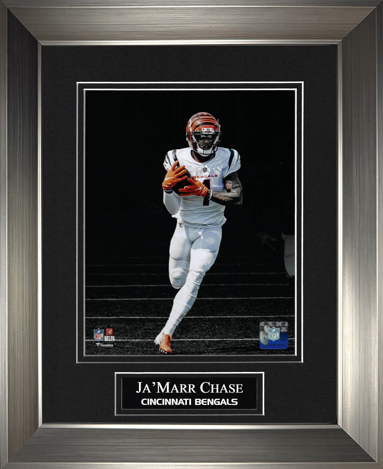 Ja'Marr Chase Photo Run Spotlight 11x14
