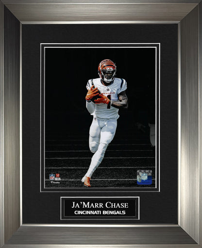 Ja'Marr Chase Photo Run Spotlight 11x14