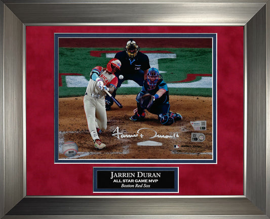 Jarren Duran Autograph Photo ASG Homerun Hit 11x14