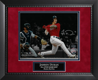 Jarren Duran Autograph Photo Swing Spotlight 11x14