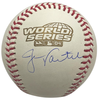 Jason Varitek Autograph 2004 World Series Baseball