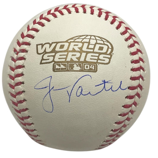 Jason Varitek Autograph 2004 World Series Baseball