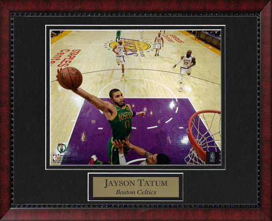 Jayson Tatum Photo Color Dunk vs Lakers 11x14