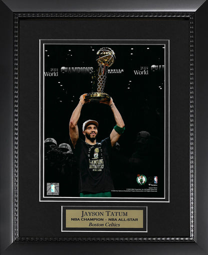 Jayson Tatum Photo Hold Finals Trophy 11x14