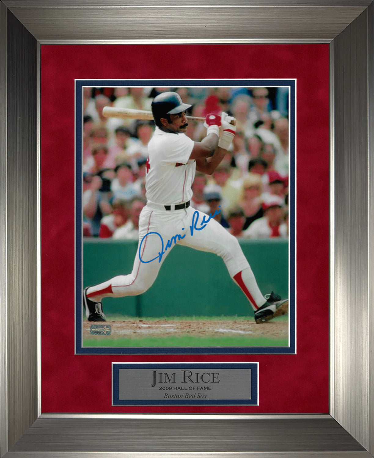 Jim Rice Autograph Photo Swing Color 11x14