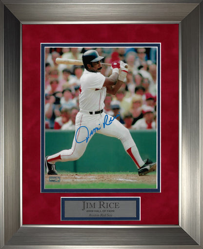 Jim Rice Autograph Photo Swing Color 11x14