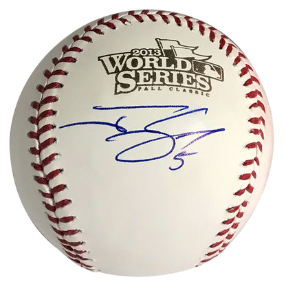 Jonny Gomes Autograph Baseball World Series 2013 logo