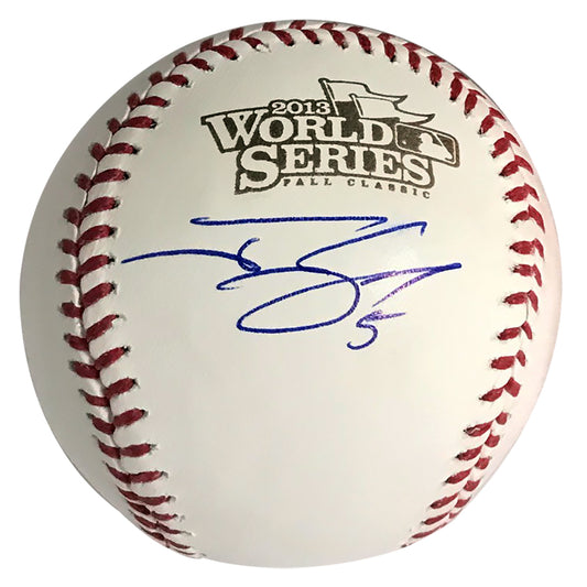 Jonny Gomes Autograph Baseball World Series 2013 logo