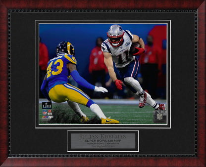 Julian Edelman Photo Run Super Bowl LIII 11x14