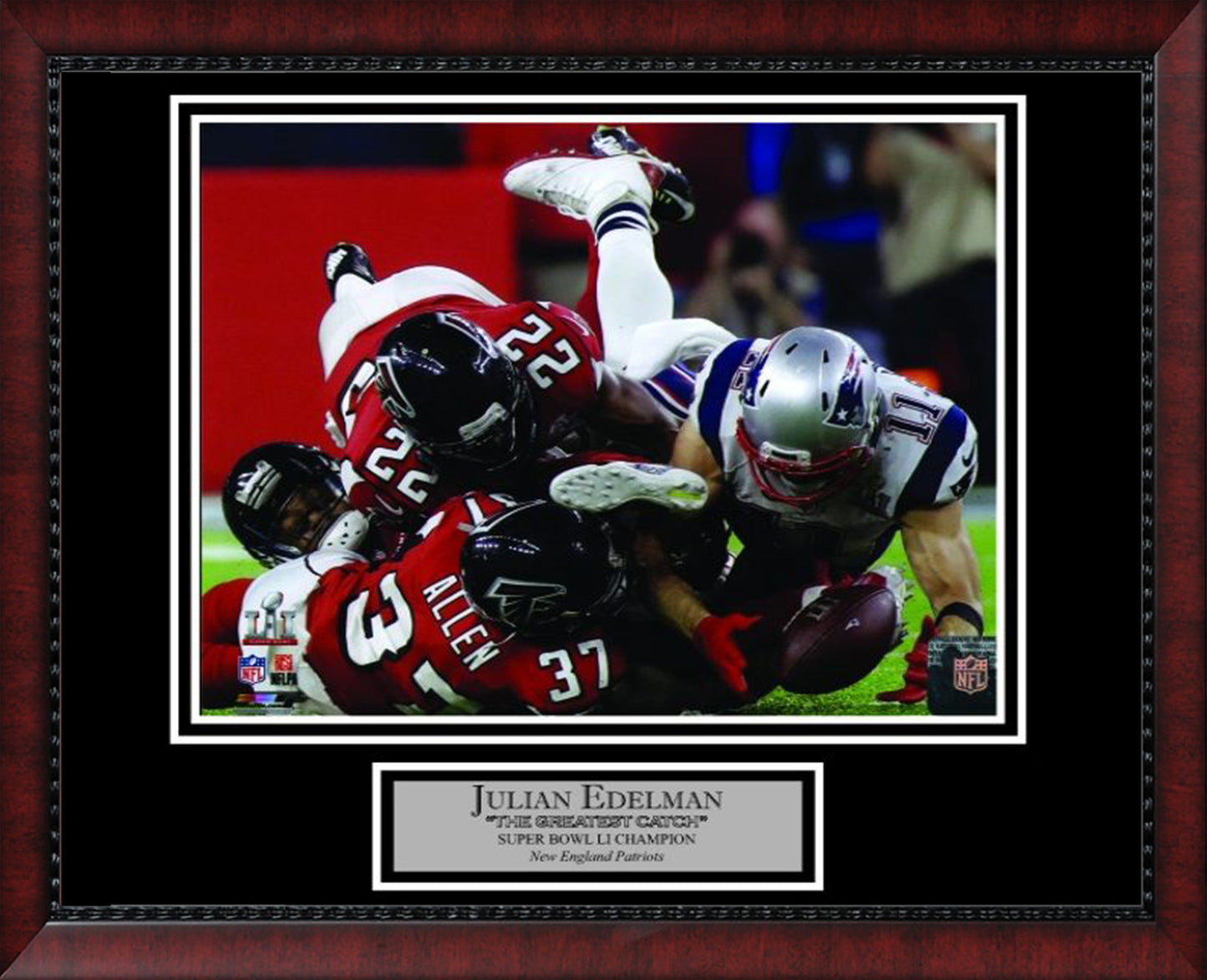 Julian Edelman Photo Super Bowl LI The Greatest Catch 11x14