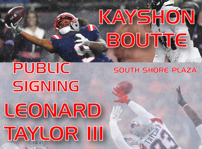 Kayshon Boutte & Leonard Taylor III Public Signing