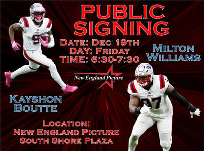 Milton Williams & Kayshon Boutte Public Signing