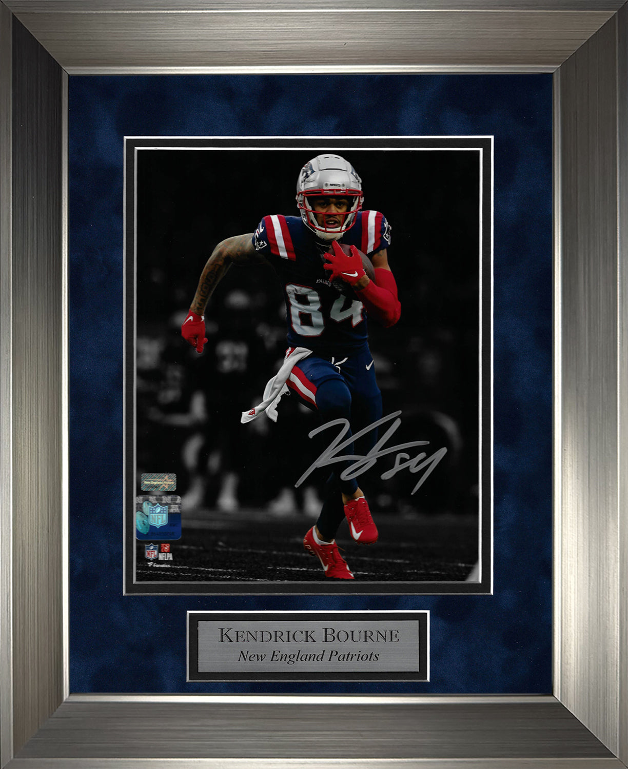 Kendrick Bourne Autograph Photo Run 11x14