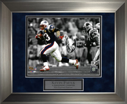 Kevin Faulk Autograph Photo Spotlight 11x14