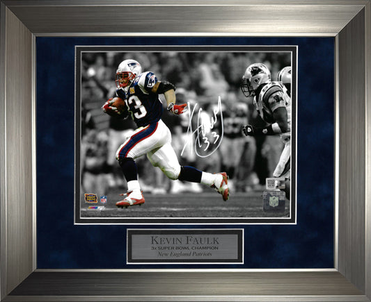 Kevin Faulk Autograph Photo Spotlight 11x14