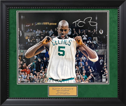 Kevin Garnett Autograph Photo Celebrate 23x27