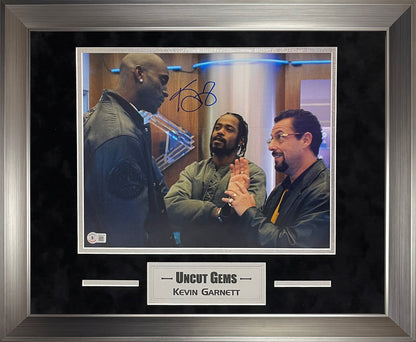 Kevin Garnett Autograph Photo Uncut Gems 16x20 Beckett Authentication