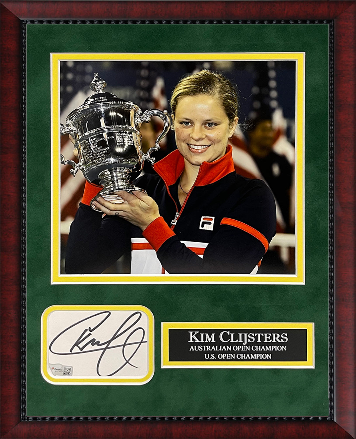 Kim Clijsters Autograph Collage 11x14