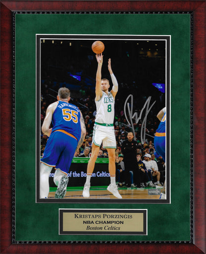 Kristaps Porzingis Autograph Photo Shoot 11x14