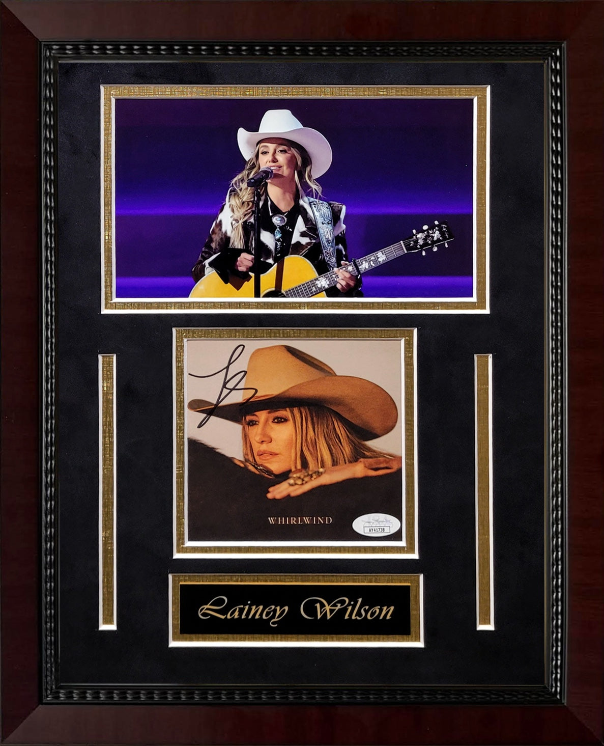 Lainey Wilson Autograph CD Insert Collage 11x14 JSA Authentication