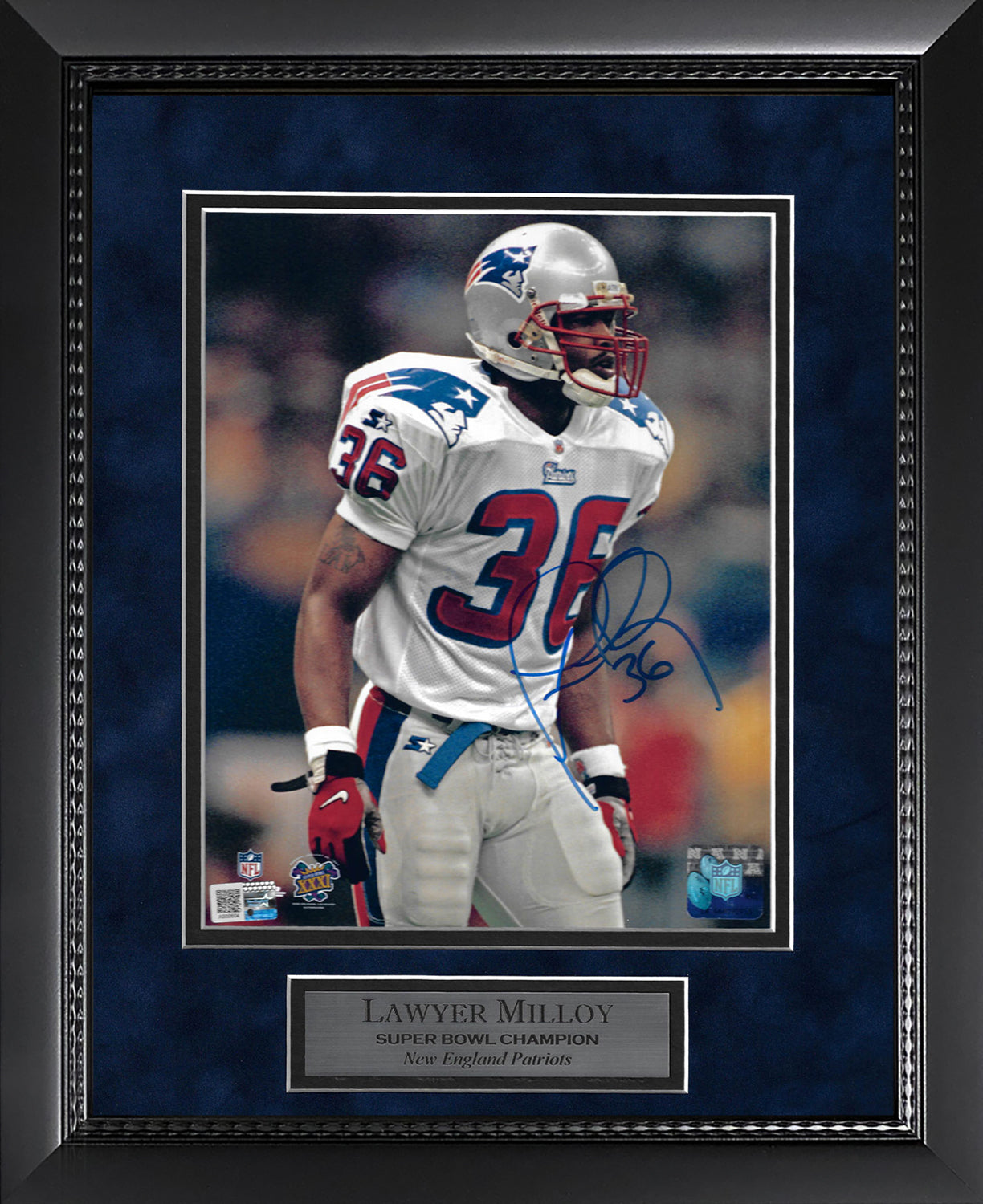 Lawyer Milloy Autograph Photo 11x14