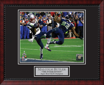 Malcolm Butler Photo Super Bowl XLIX Game Winning Interception 11x14