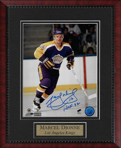 Marcel Dionne Autograph Photo Skate 11x14