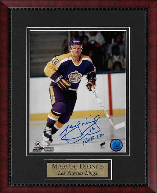 Marcel Dionne Autograph Photo Skate 11x14
