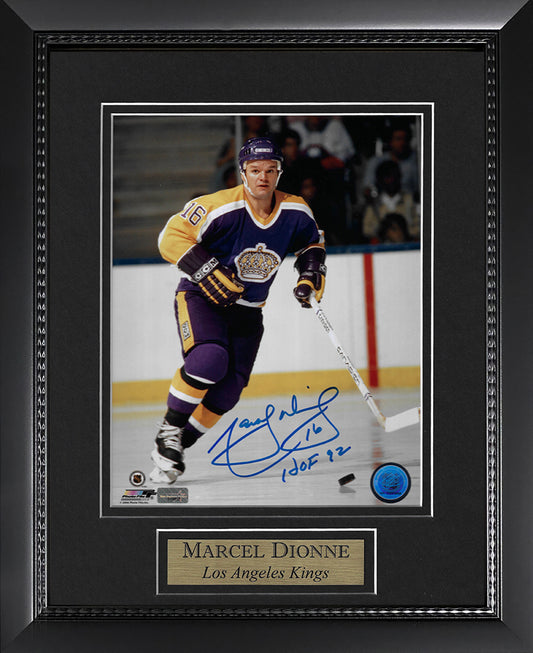 Marcel Dionne Autograph Photo Skate 11x14